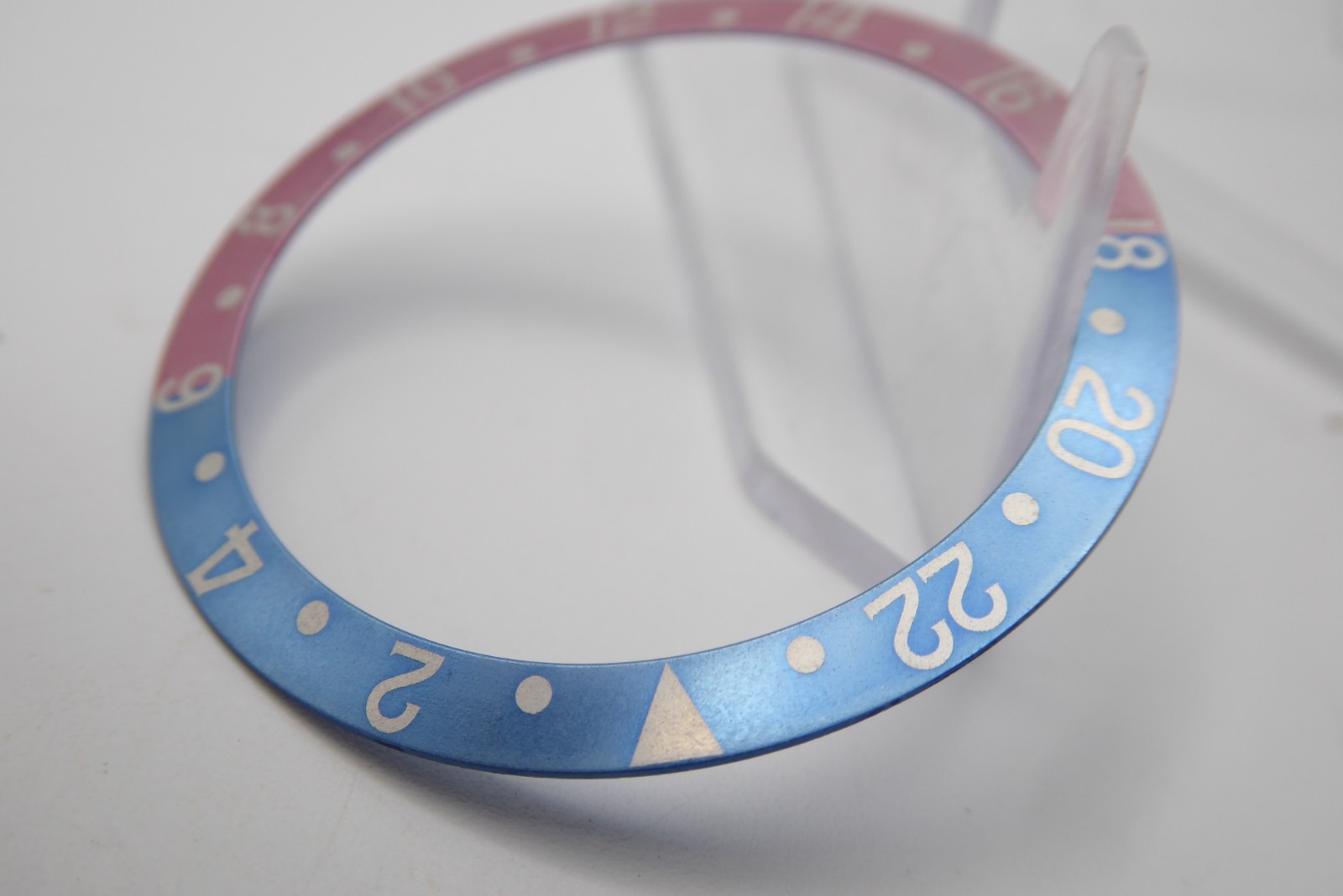 Rolex GMT Master Pepsi faded serif insert 16710