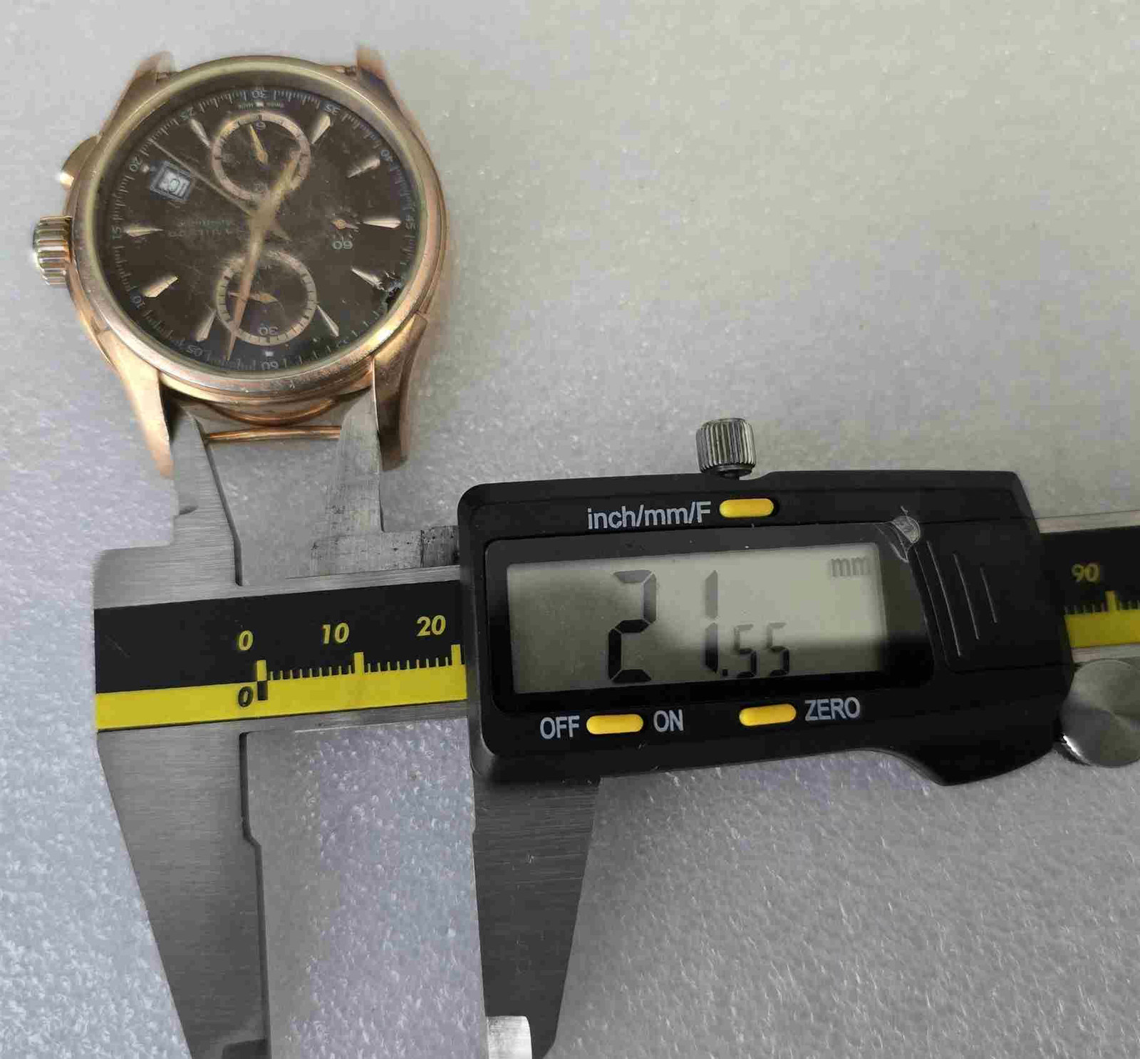 HAMILTON KHAKI Steel Chronograph. Ref: H326461. Cal: ETA-7750. For Service