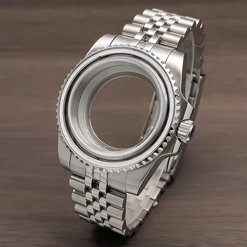40mm NH35 Watch Case Jubilee Sub GMT Stainless Steel Sapphire Strap NH36