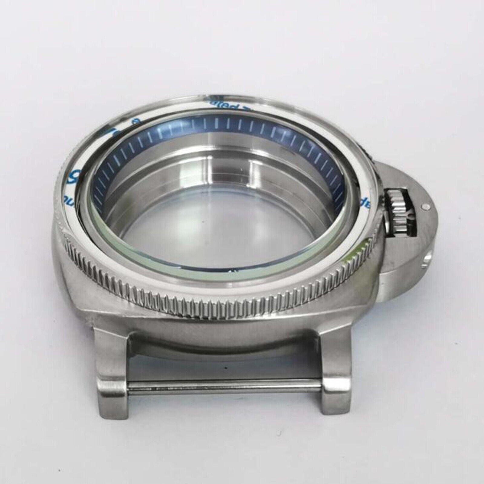 316L Stainless Steel Watch Case Bezel Dark Blue Inner Ring Modified Kit for NH35