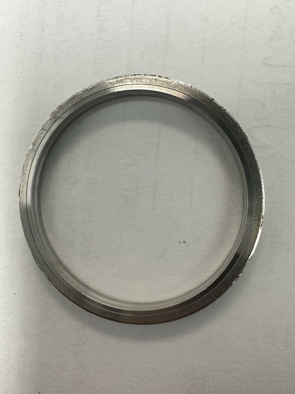 Genuine S/Steel Plain Dome ROLEX Bezel for Ref. 116200 in Excellent Condition