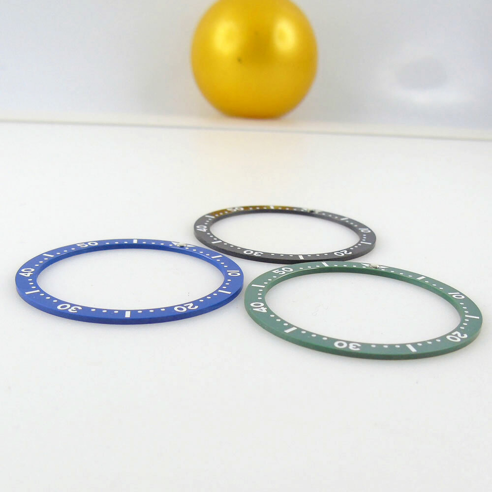 38mm Flat Ceramic Bezel Insert Spare Parts Fit For SKX007 SKX011 Luminous Dot