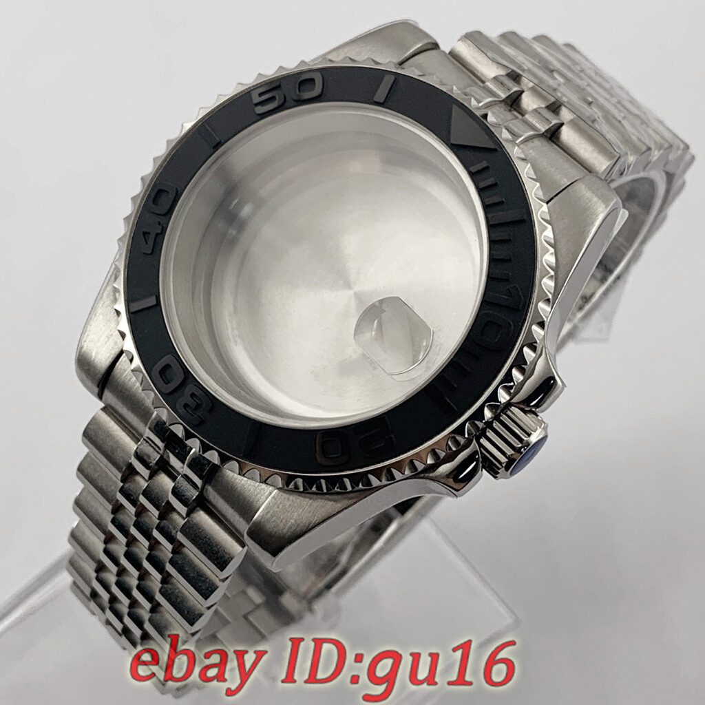 40mm Sapphire Ceramic bezel Watch Case Fit NH35 NH36 ETA 2824/2836 Miyota 8215