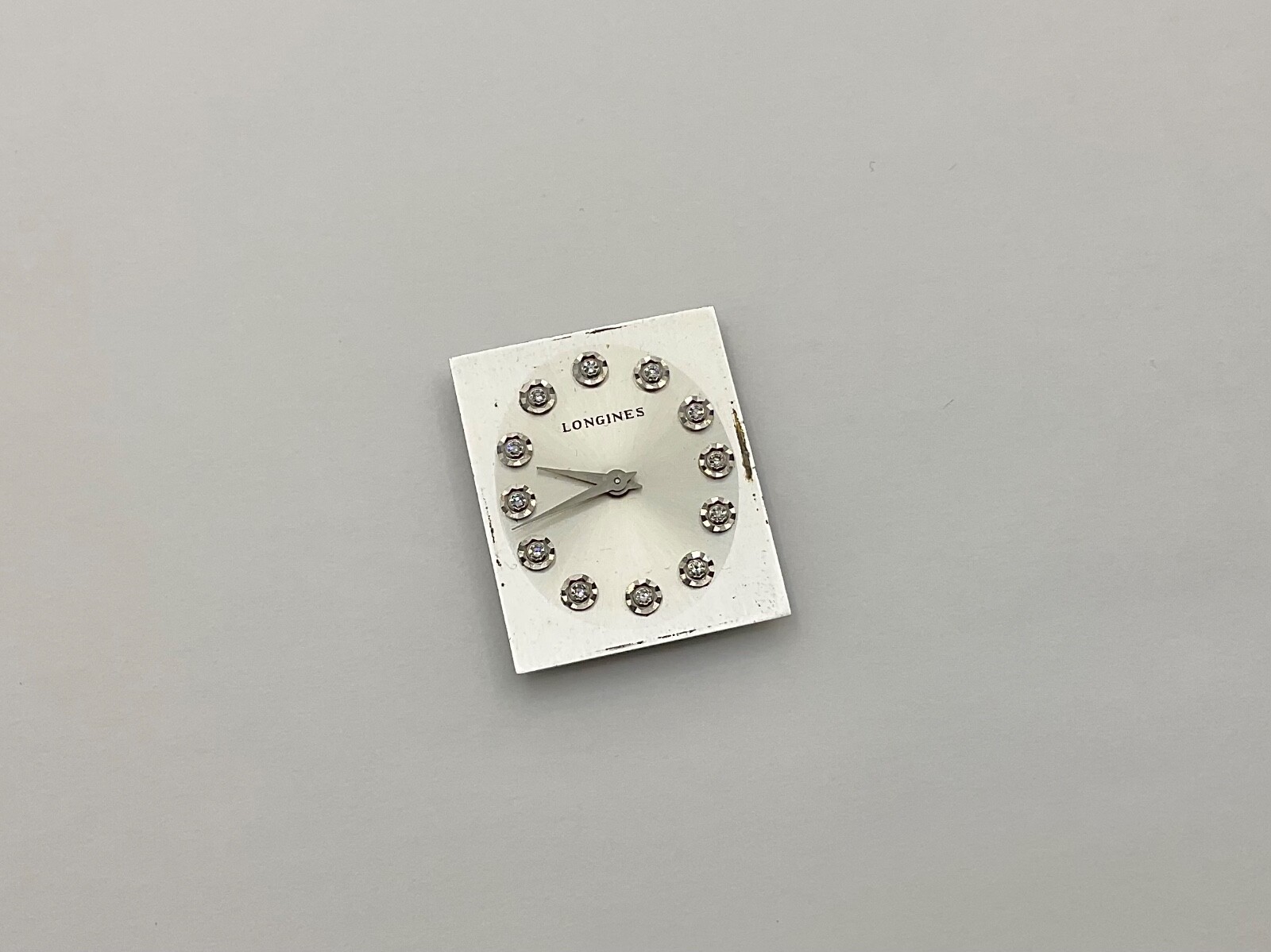 Longines Movement with Dial, Hands & Diamond Hour Markers Dial 26x22mm Cal 528