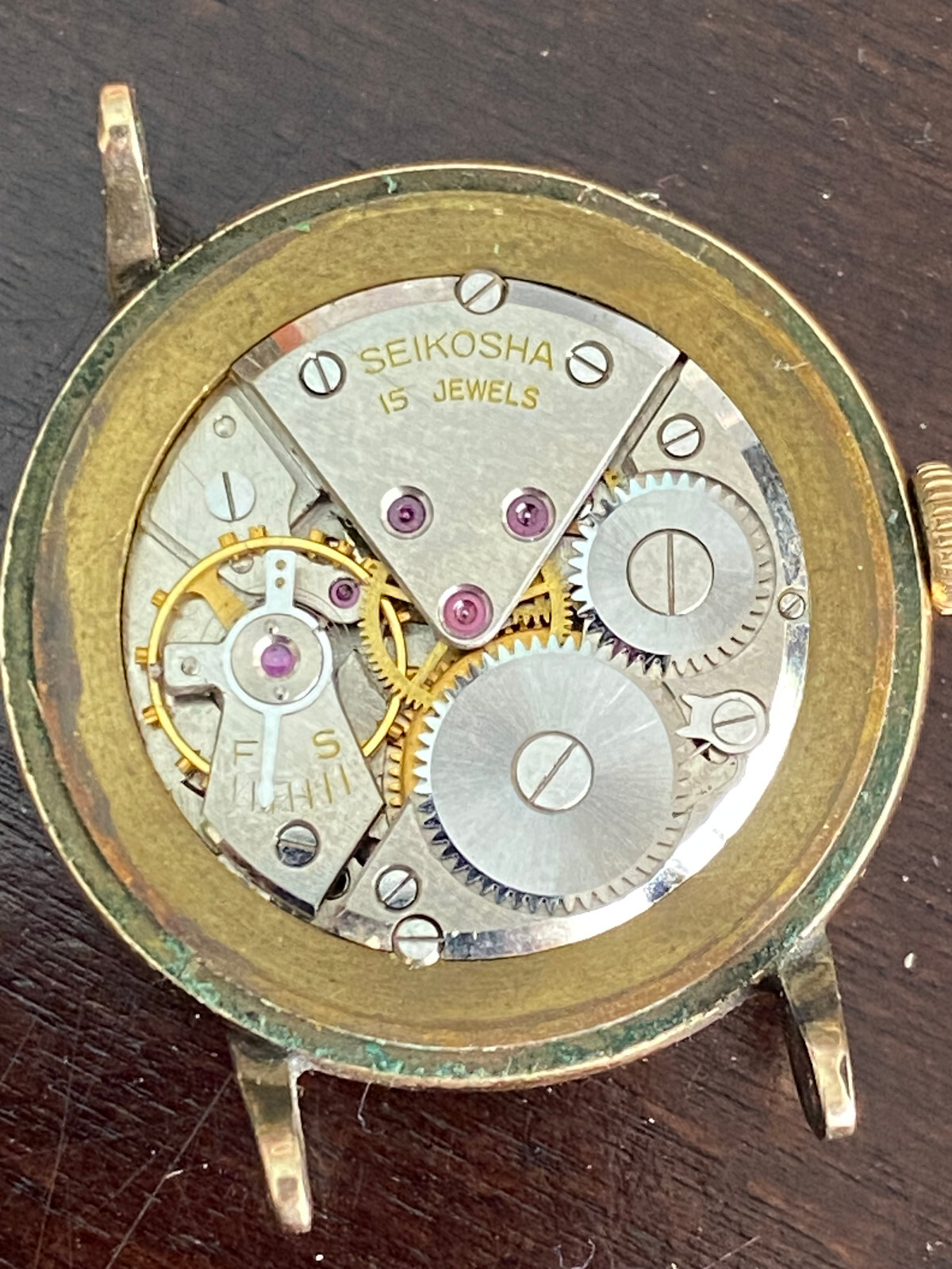 VINTAGE MEN’S SEIKO SEIKOSHA JAPAN SUPER NIVAFLEX , S13009,6/6582, KEEPING TIME