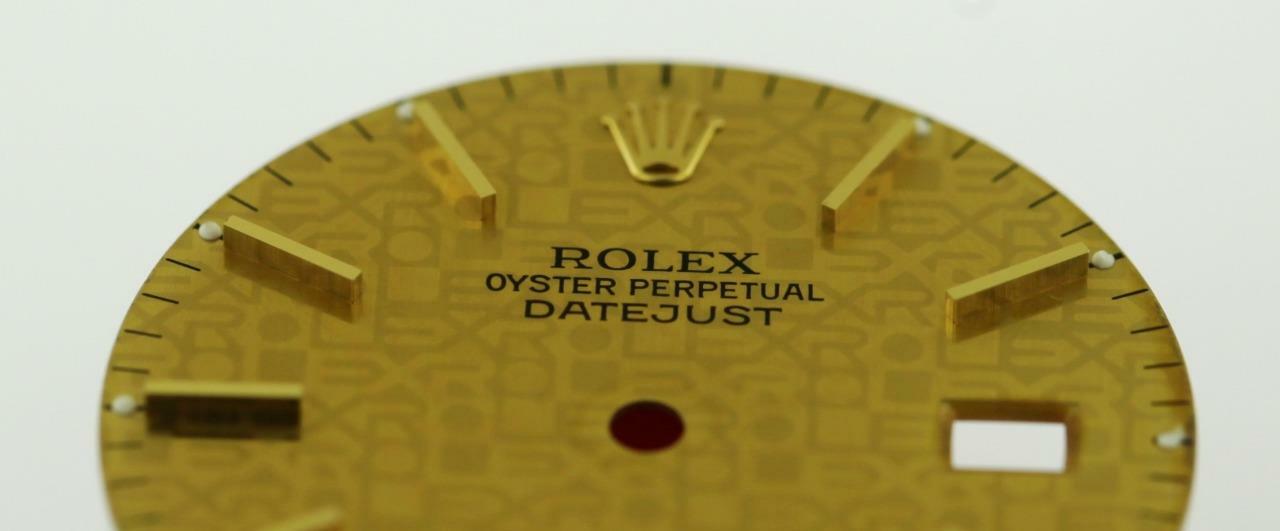 Vintage Men’s Rolex DJ 36mm 16233 16238 Champagne Jubilee Stick Dial 2Tone #A6