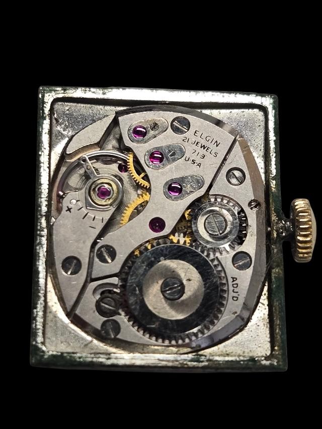 ELGIN WATCH CO SHOCKMASTER 21 JEWELS 713 USA MOVEMENT (MP1047401)