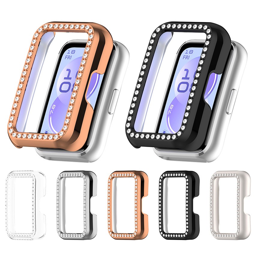 For Huawei Band 11 / 11 NFC Smartwatch Case Diamond Skeleton Protective Shell