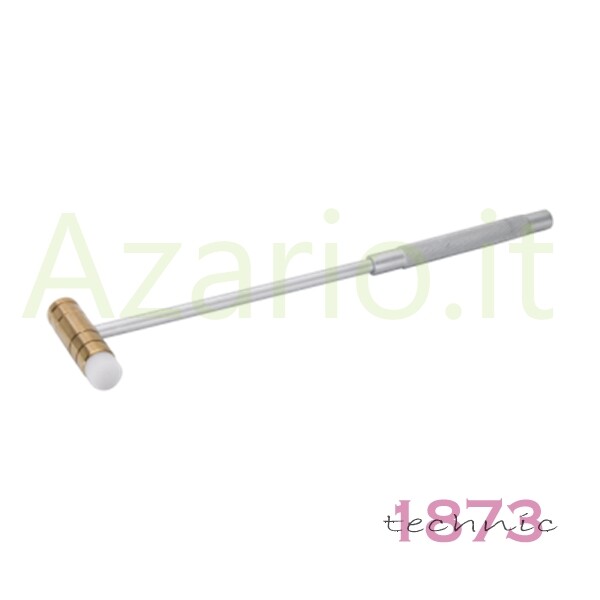 Brass Derlin Hammer 75g Goldsmith Brass and Fibre Mallet Aluminum Handle Tools