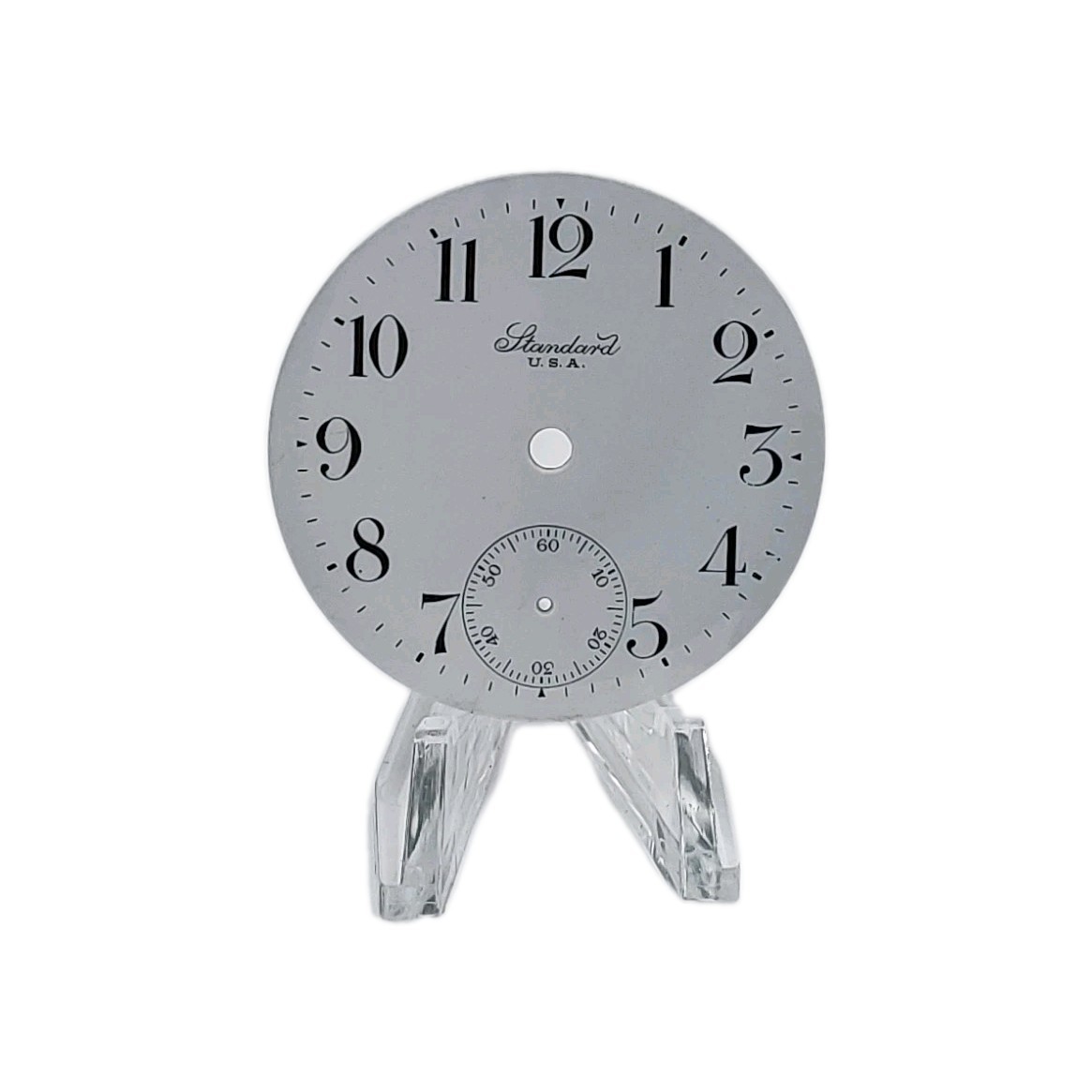 NY Standard 44.6mm Enamel Pocket Watch Dial Only 1418