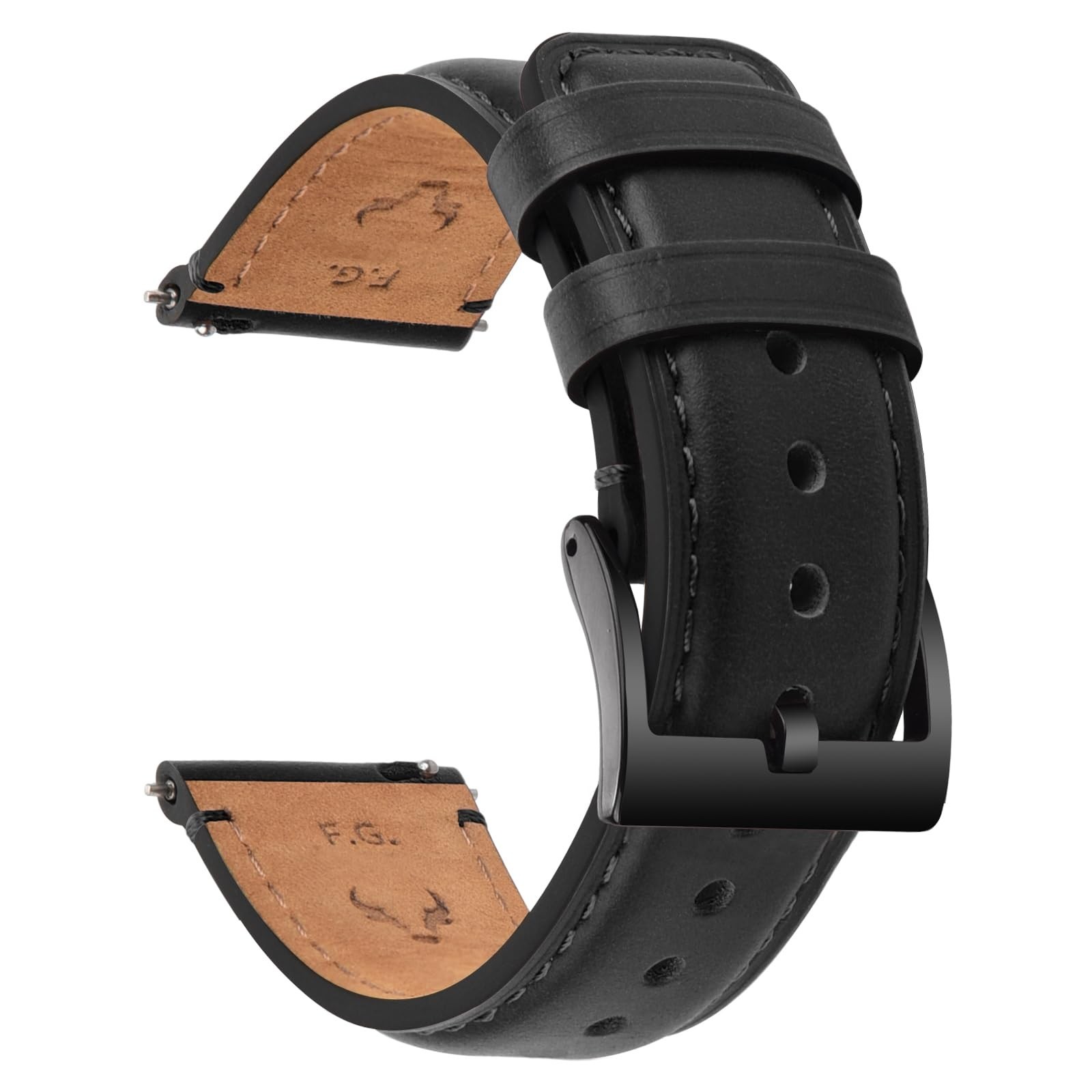 Fullmosa Watch Bands,18mm 19mm 20mm 22mm 24mm 26mm Quick Release Leather Watc…