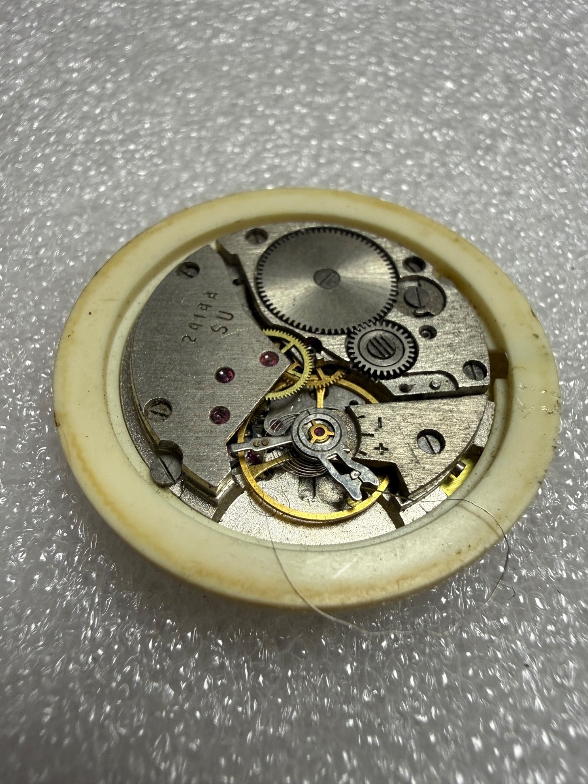 Watch movement USSR Vostok Cal.2414A plus Dial.For parts.