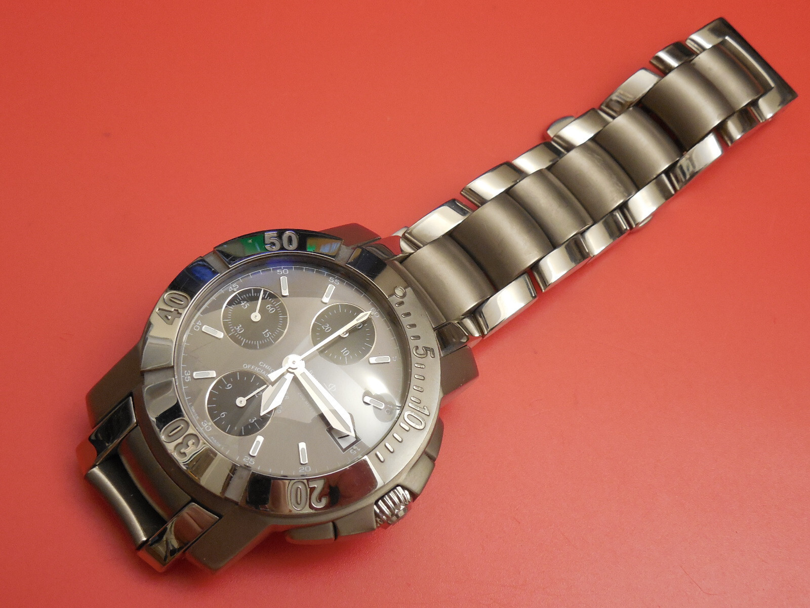 BAUME MERCIER TITANIUM STEEL CAPELAND S AUTOMATIC STRAP BAND BRACELET LINK 20MM