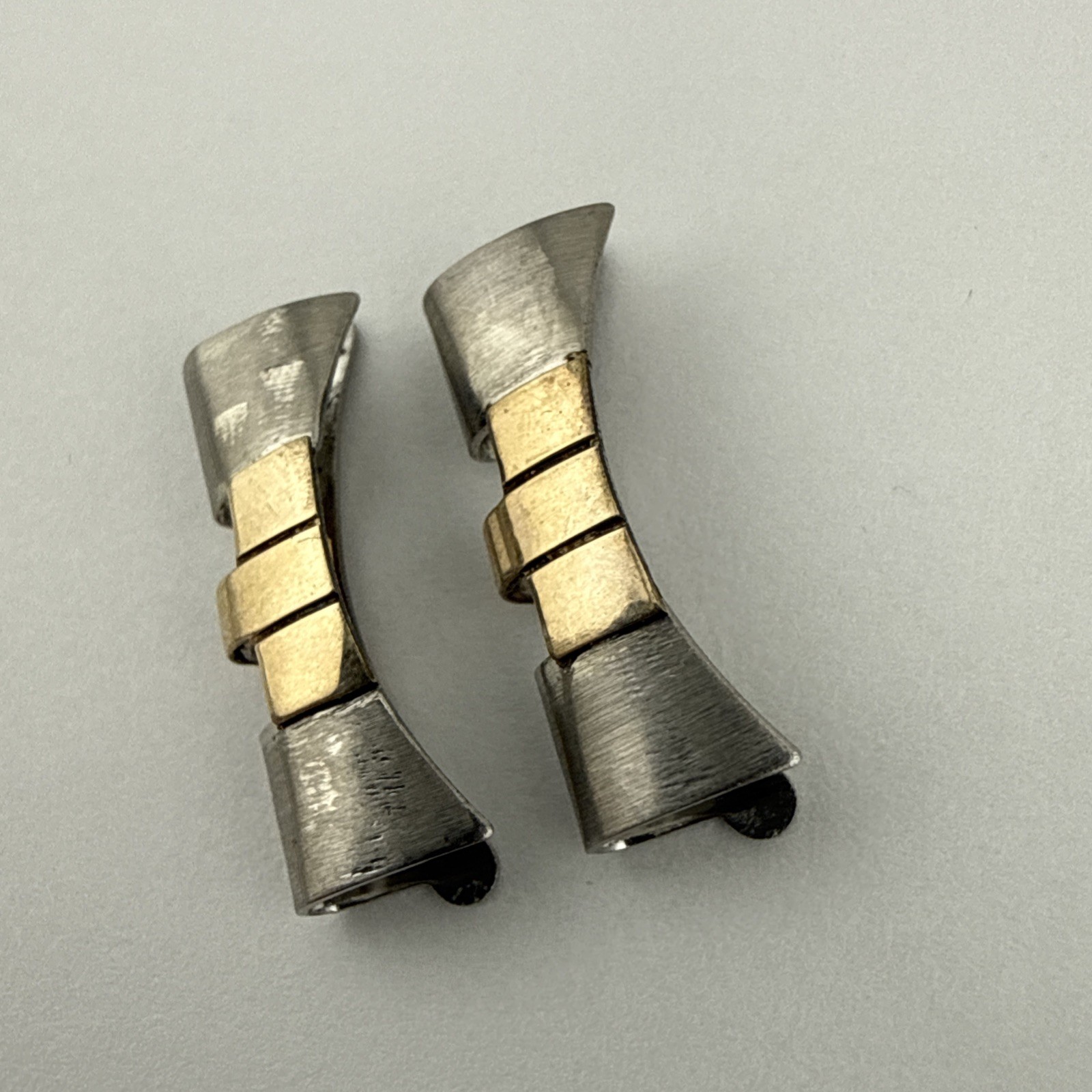 Authentic 455 Rolex 20mm End Links Yellow Gold & Stainless Steel