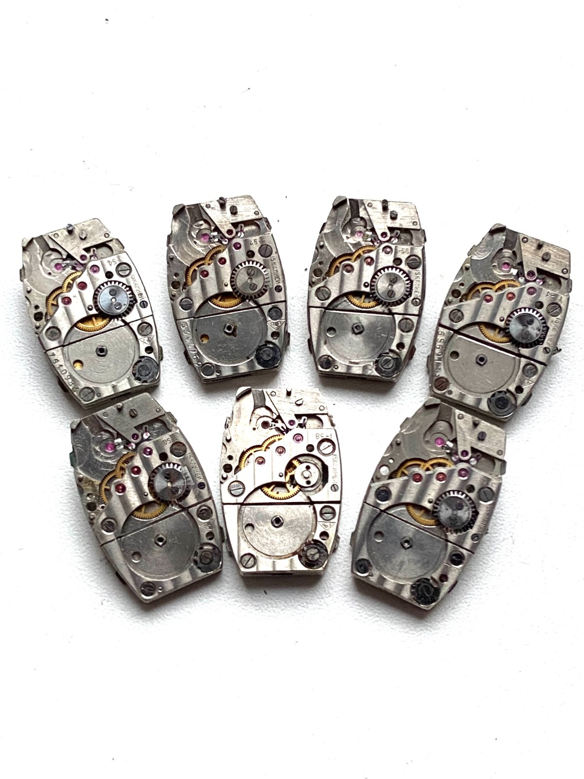 Watch Parts Steampunk Mechanism LOT of 7 pc. Altered Art Creative Project