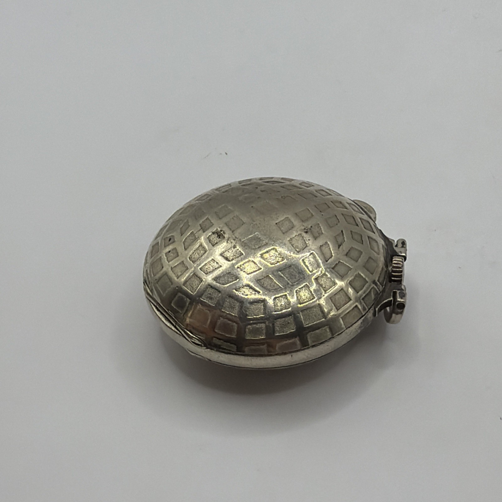 Antique Brevet USA Military Golf Ball Trench Pocket Watch Running 15 Jewels