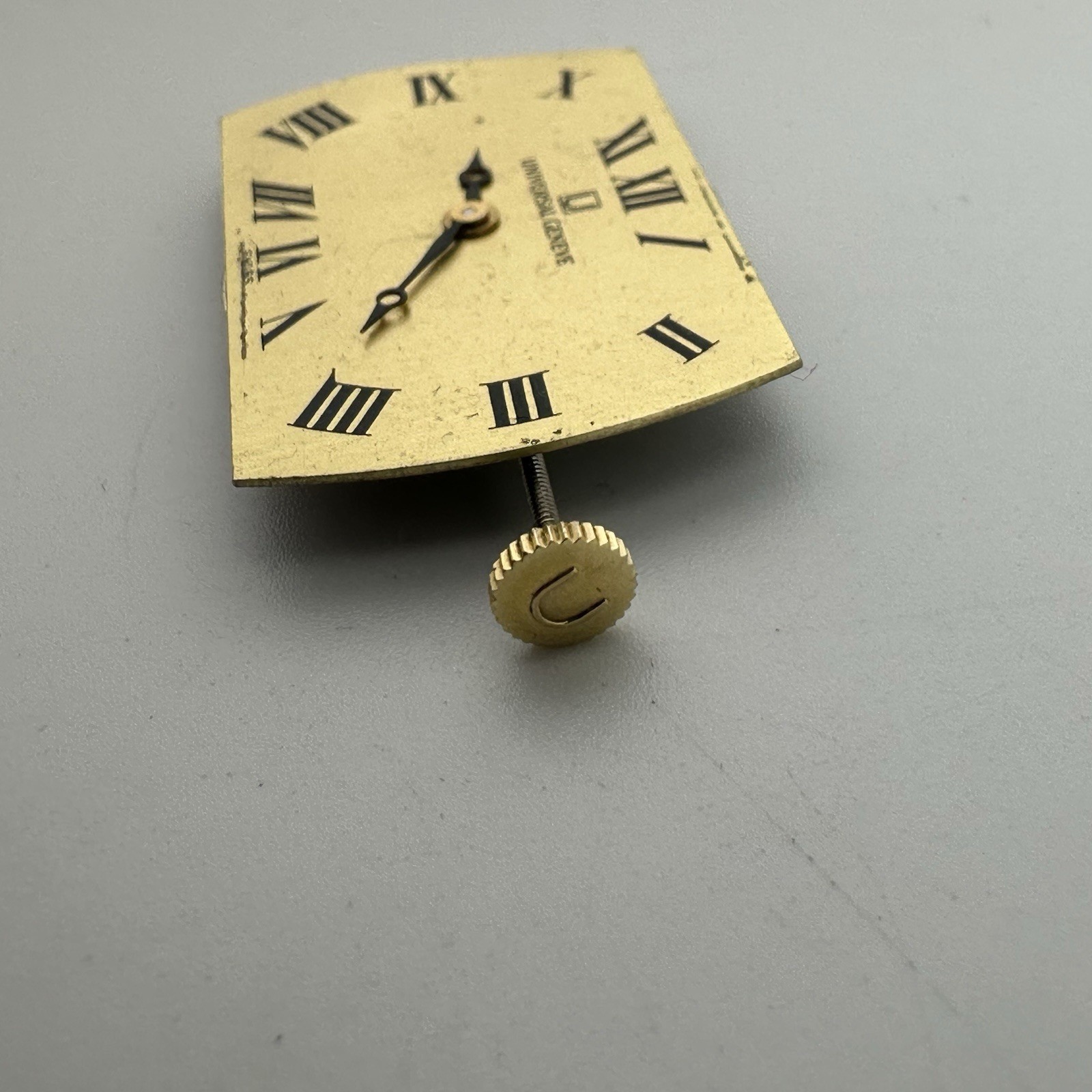 UNIVERSAL GENEVE Cal.42 MANUAL WIND SWISS MOVEMENT & DIAL – Working