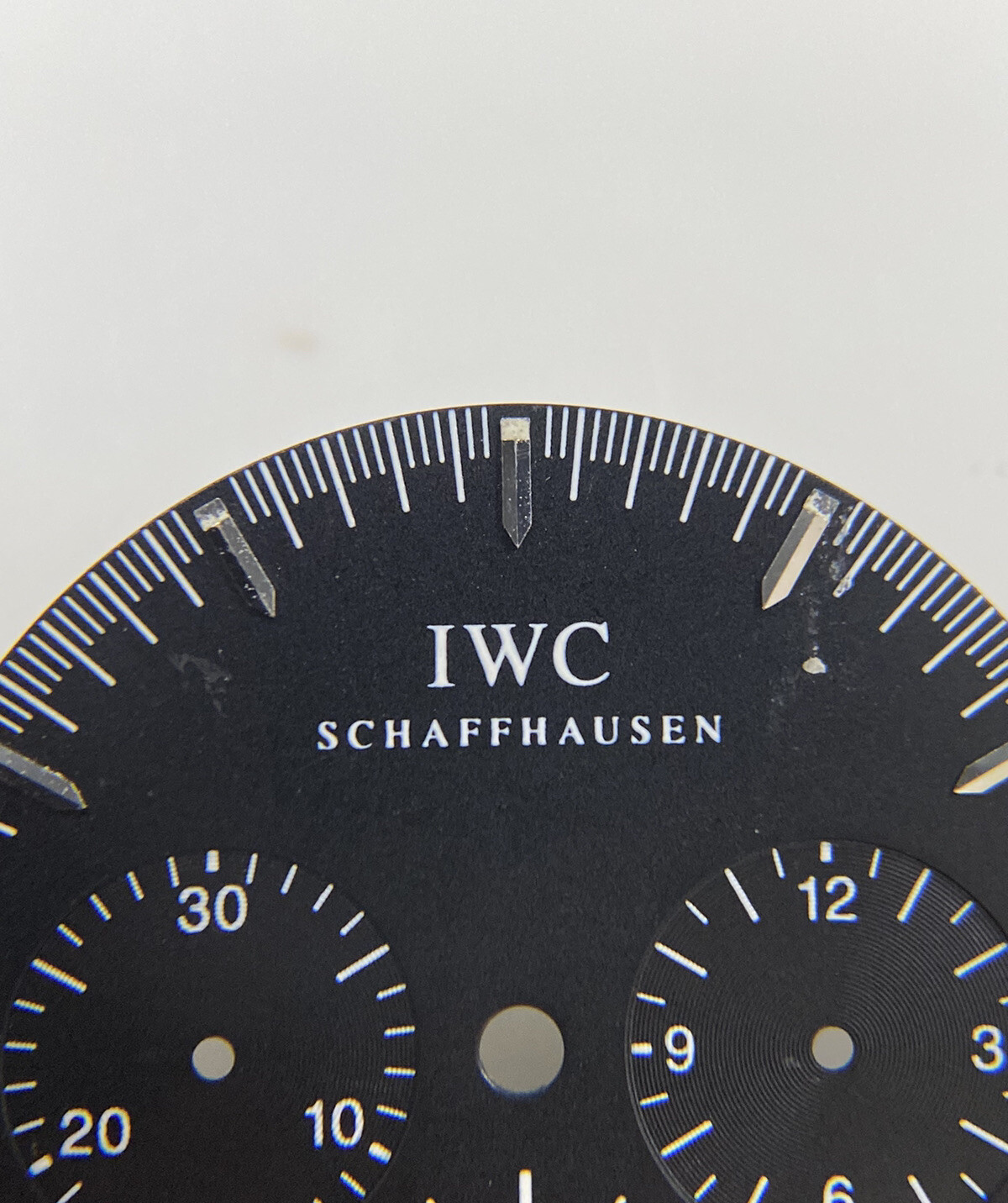 Original IWC GST SCHAFFHAUSEN Chronograph IW372702 Black 27mm Dial