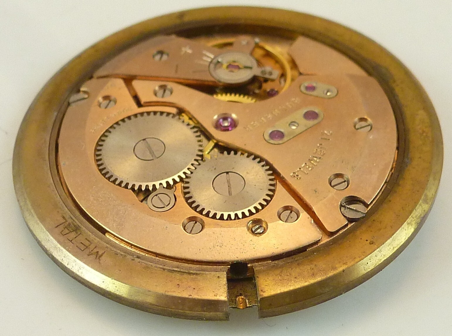 Bucherer 4200 Wrist Watch Movement – Good Balance – Parts / Repair