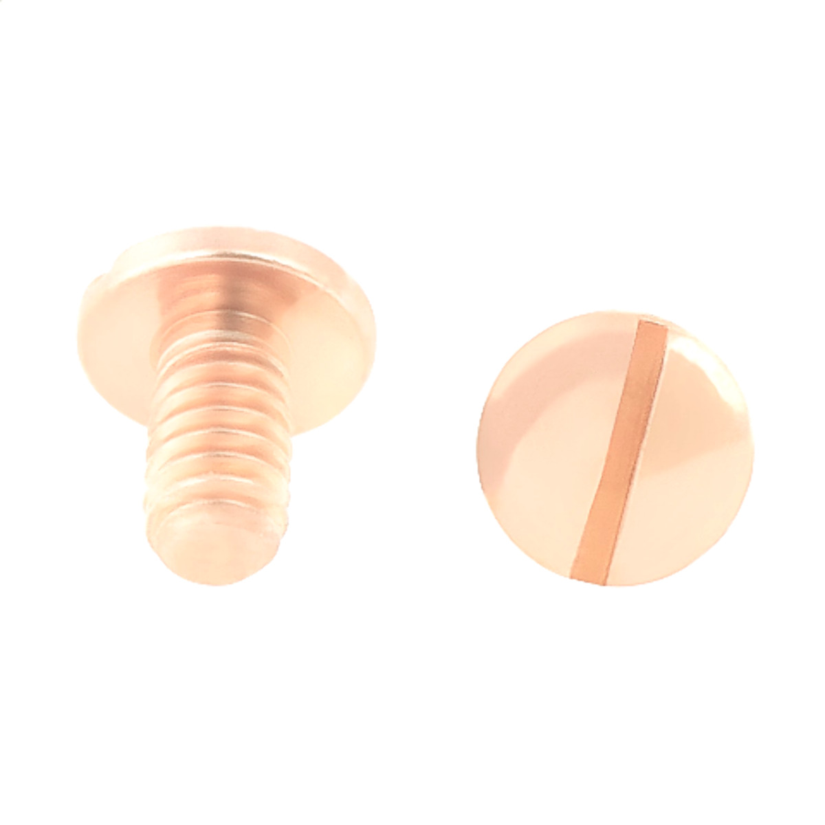 4 PCS SCREWS REPLACEMENT FOR CARTIER LOVE BRACELET SIZE 16-19 ROSE GOLD TOP QLY