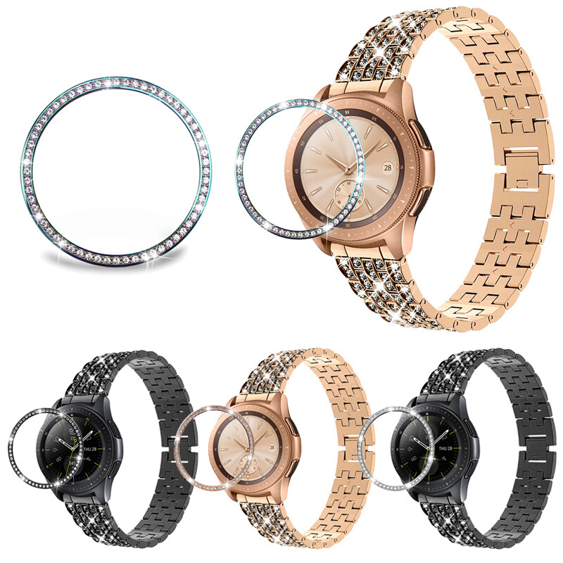 Diamond Bezel Ring Cover Replacement for Samsung Galaxy Watch 42 46mm Accessory