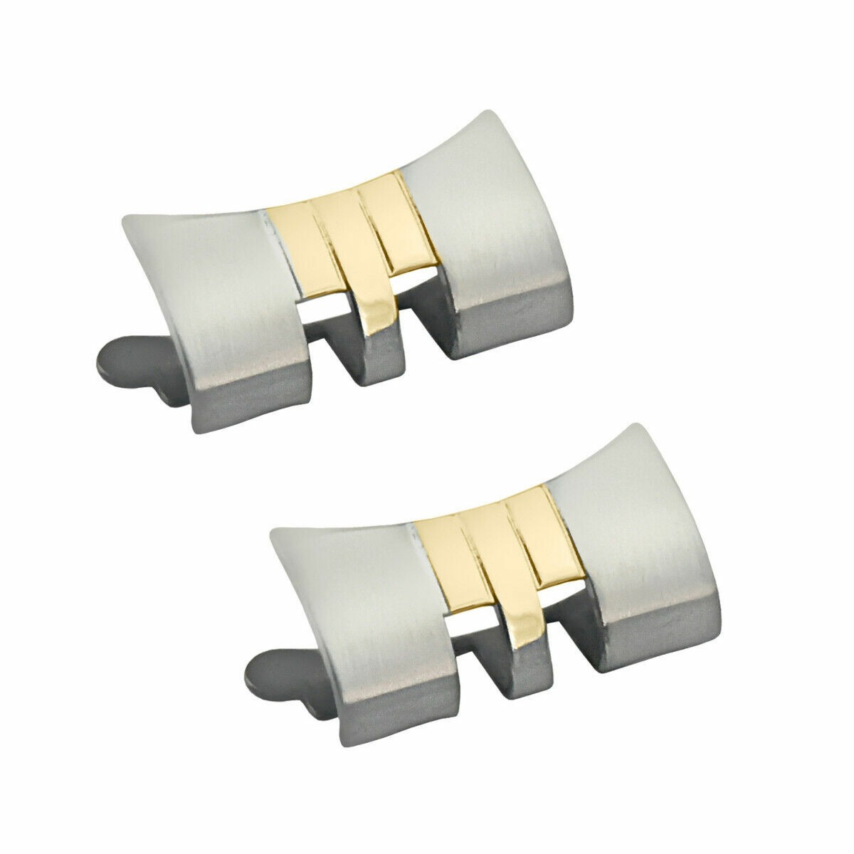 JUBILEE WATCHBAND ENDPIECE LINK FOR ROLEX 14K/SS REAL GOLD 62523D 6917 6919 13MM