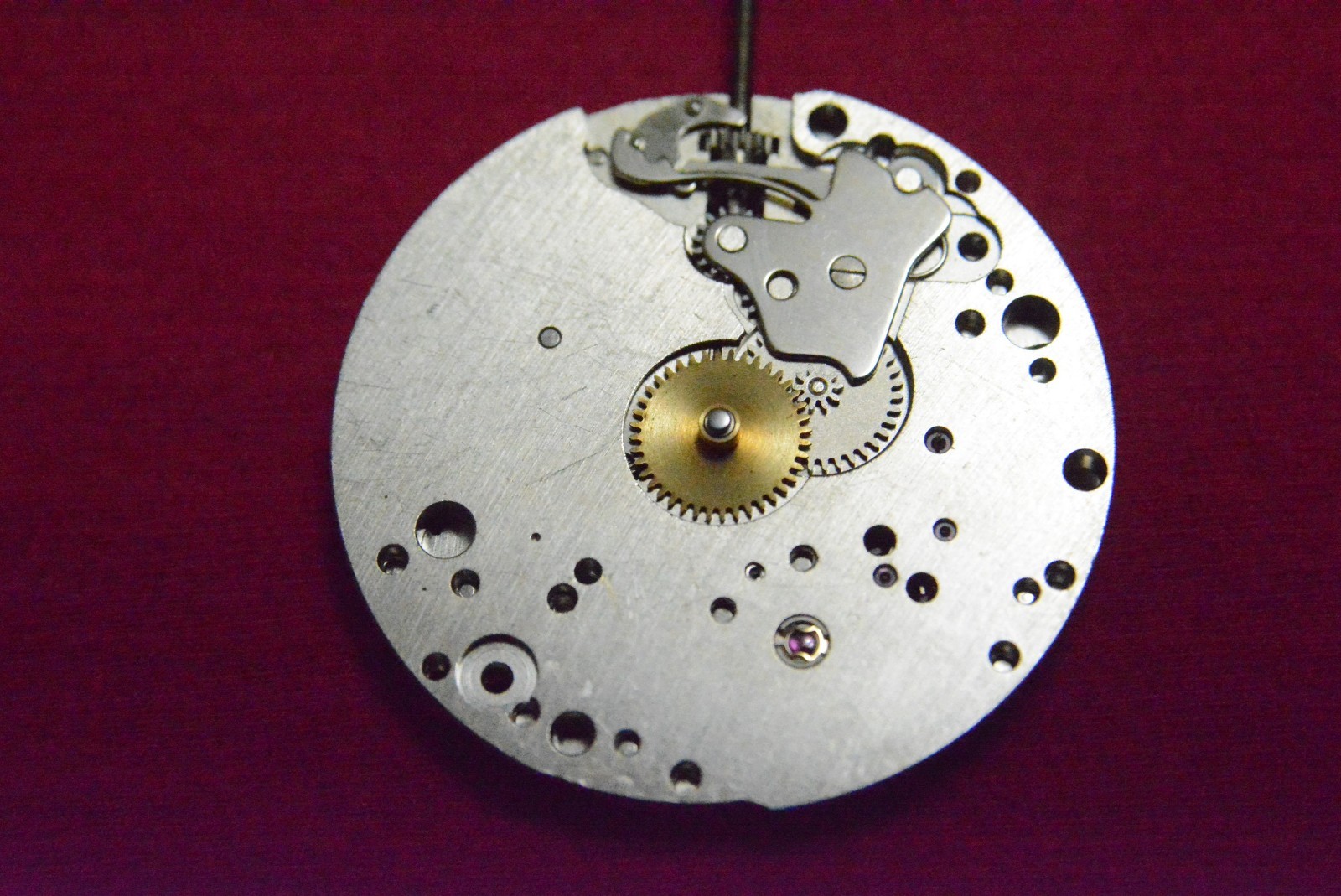 Original Fabuleux UNITAS 6498 17 jewels Swiss watch movement Incabloc chrome