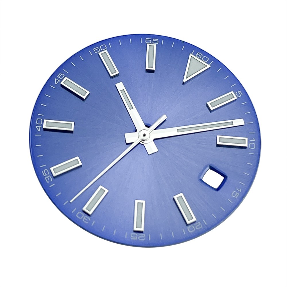 Miyota 8215 DG2813 Replacement Blue 29mm Dial with Date Window and Watch Hands