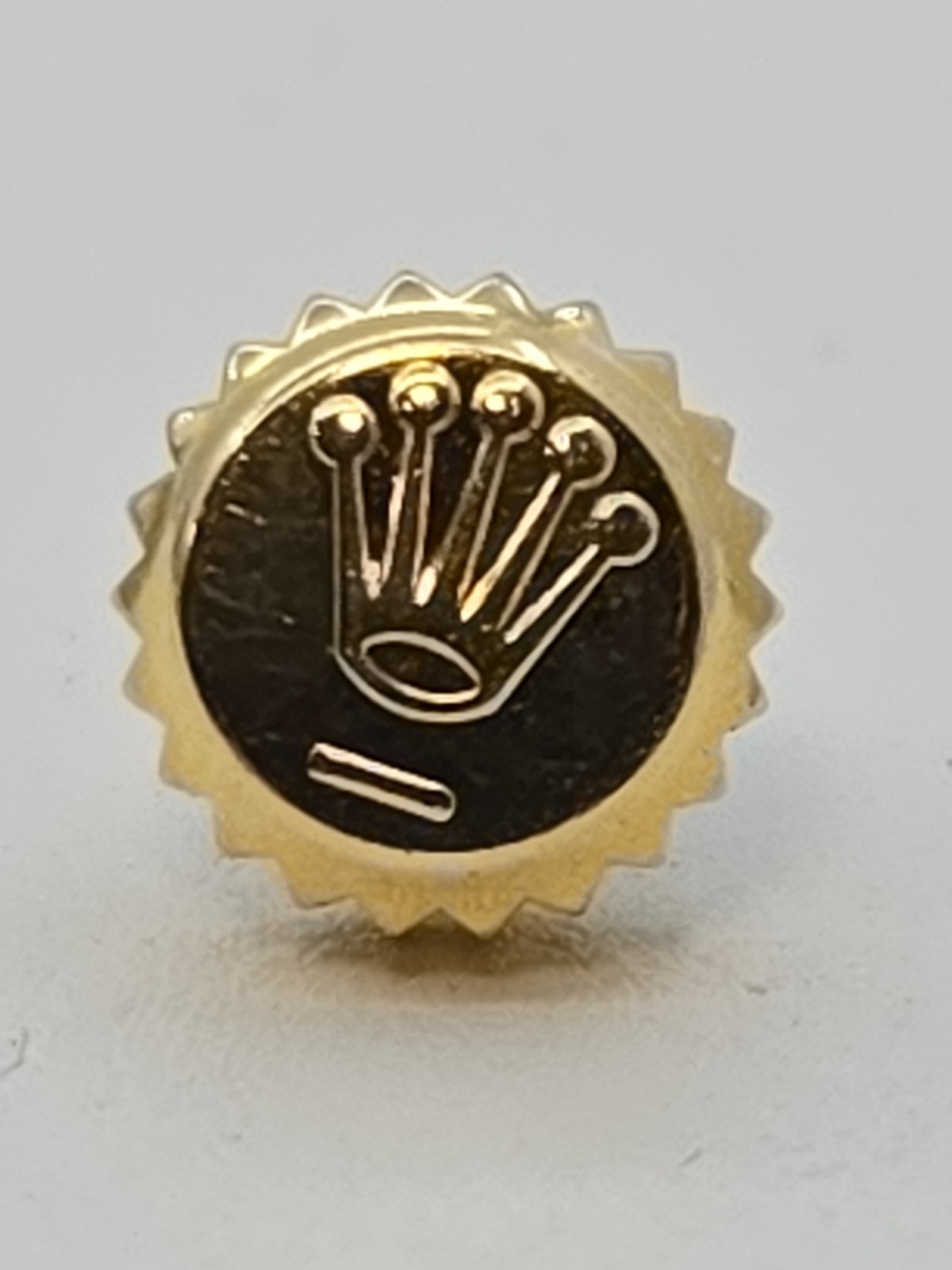 Rolex Crown, 6mm , 24 604 3 , 18k Yellow Gold, Mint Condition