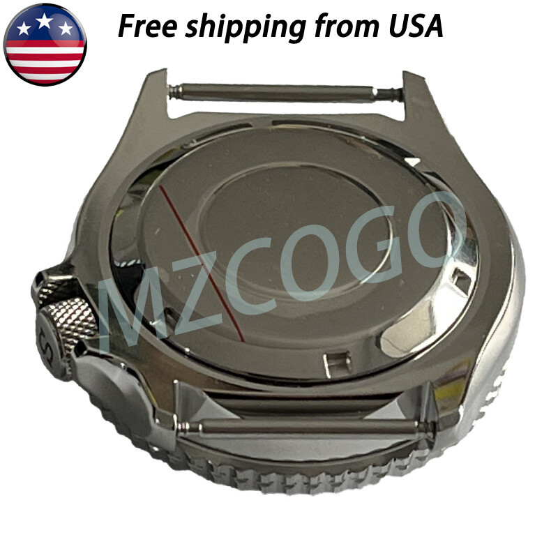 Fit NH35 NH36 4R35 4R15 SKX007 Movement Watch Case Sapphire Glass & Insert Kits
