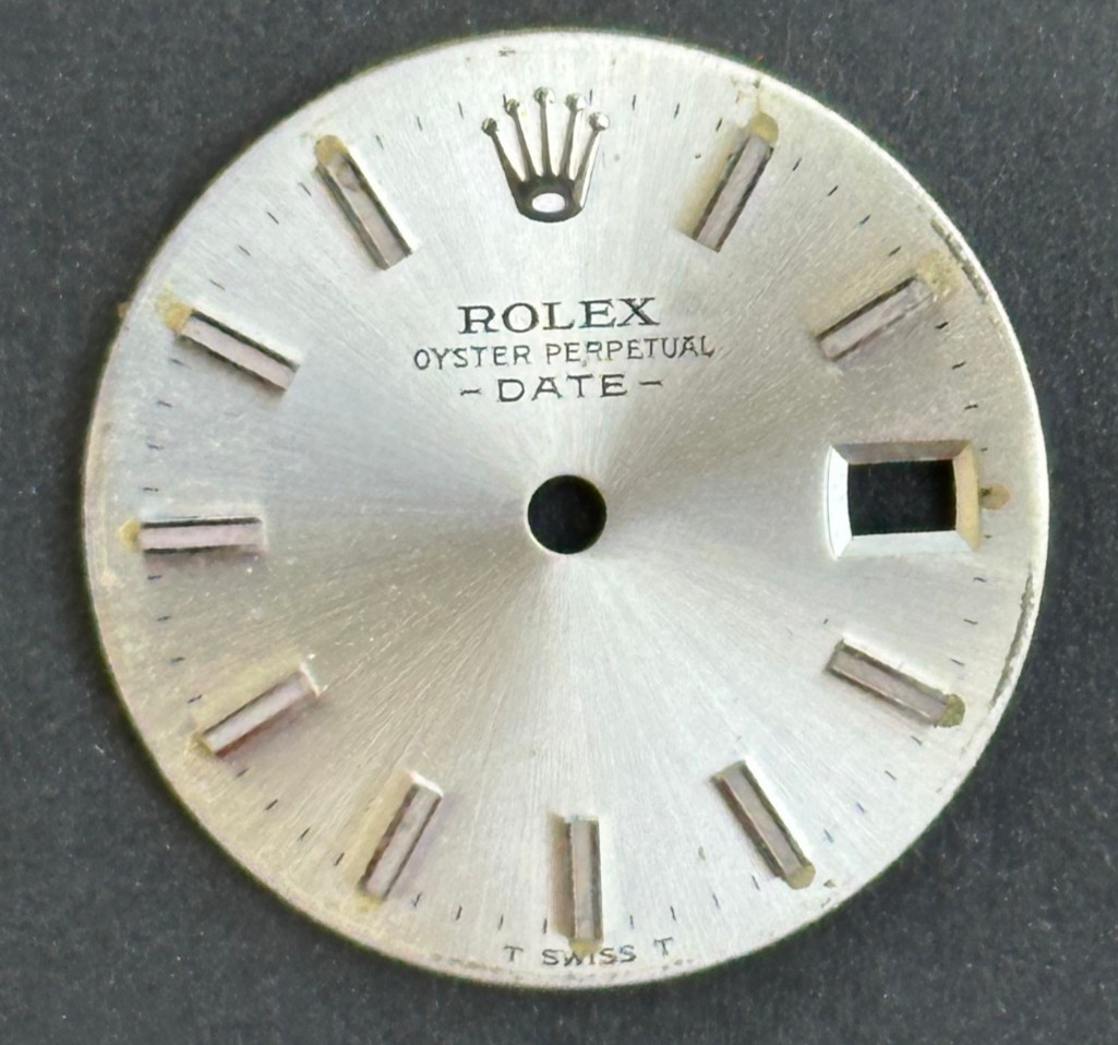 Vintage Rolex Oyster Perpertual Date Watch Dial For 26mm Case 6517 6519 6917