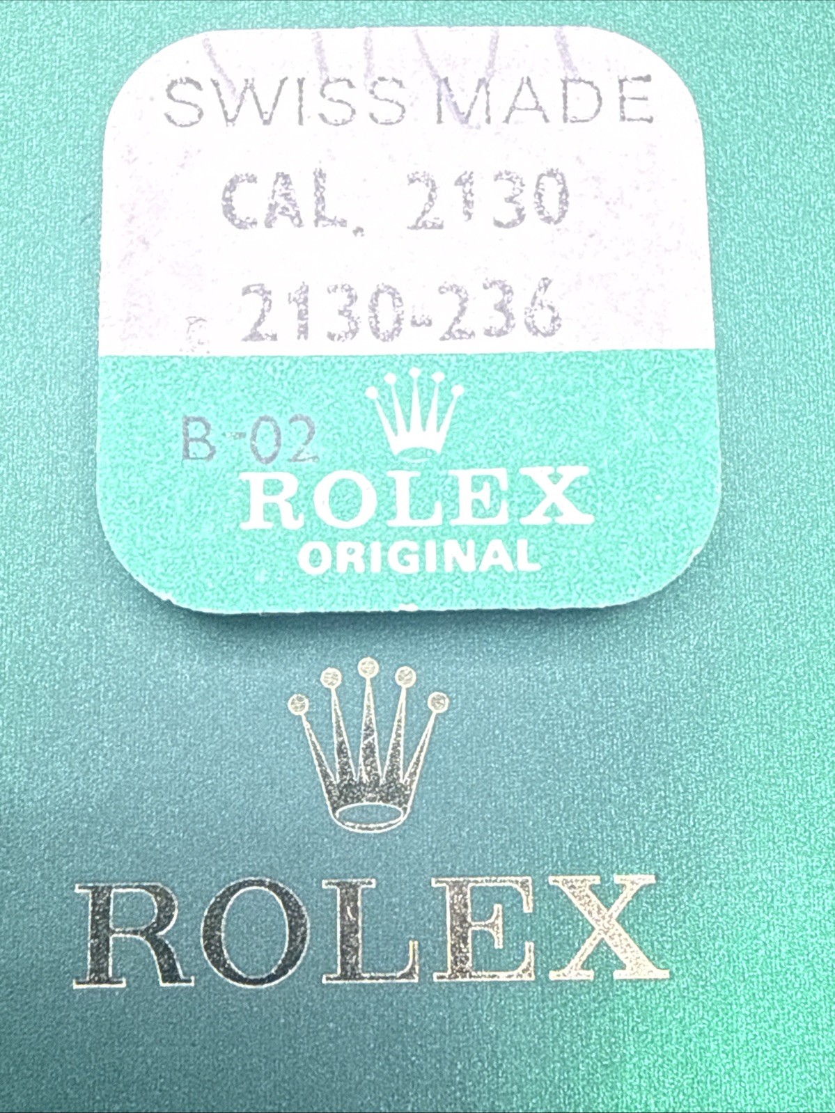 ROLEX- COVER MECHANISM – FACTORY SEALED-CAL 2130 PART 2130-236