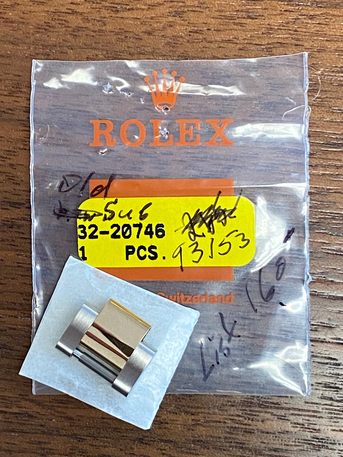 Rolex Original 32-20746 Oyster Link 18K Steel Two Tone 93153 Bracelet Part 16613