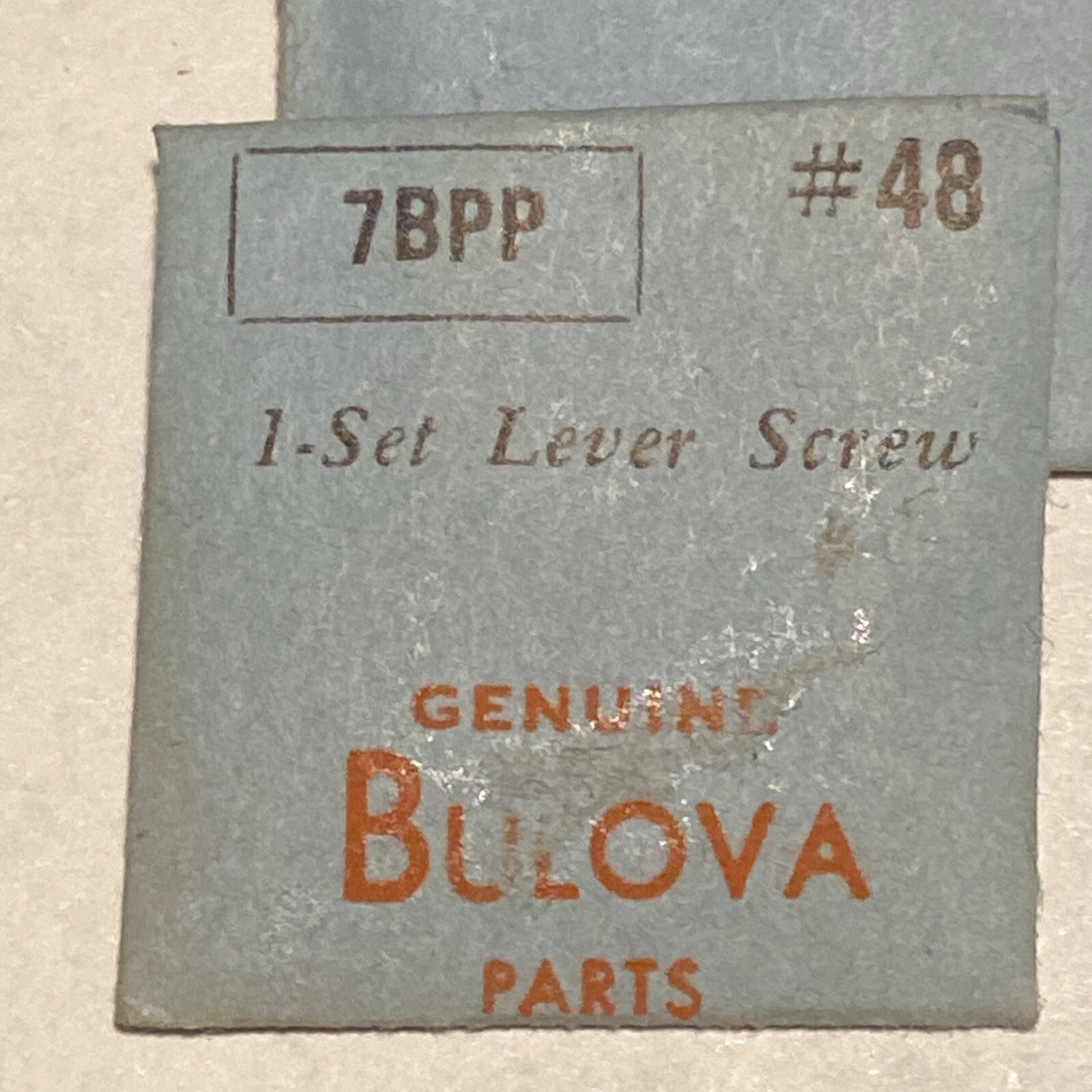NOS Bulova Set Lever Screw #48 #5443 Cal. 3AC 7AD 7AK 7AP 7BPP 7BS 10AX 11AAC