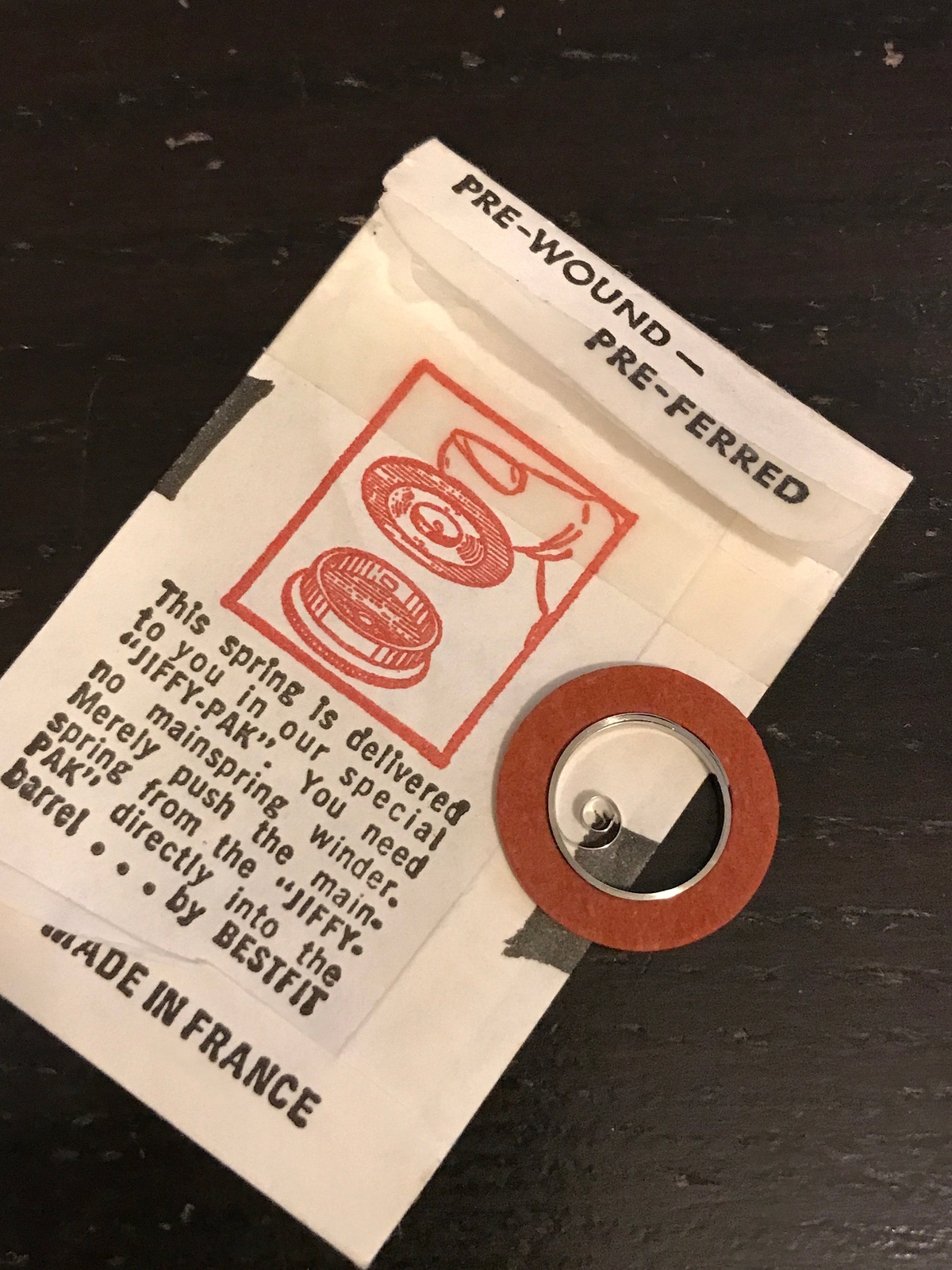 BESTFIT Mainspring 4514C for Mido 717, AS 1236 – Alloy
