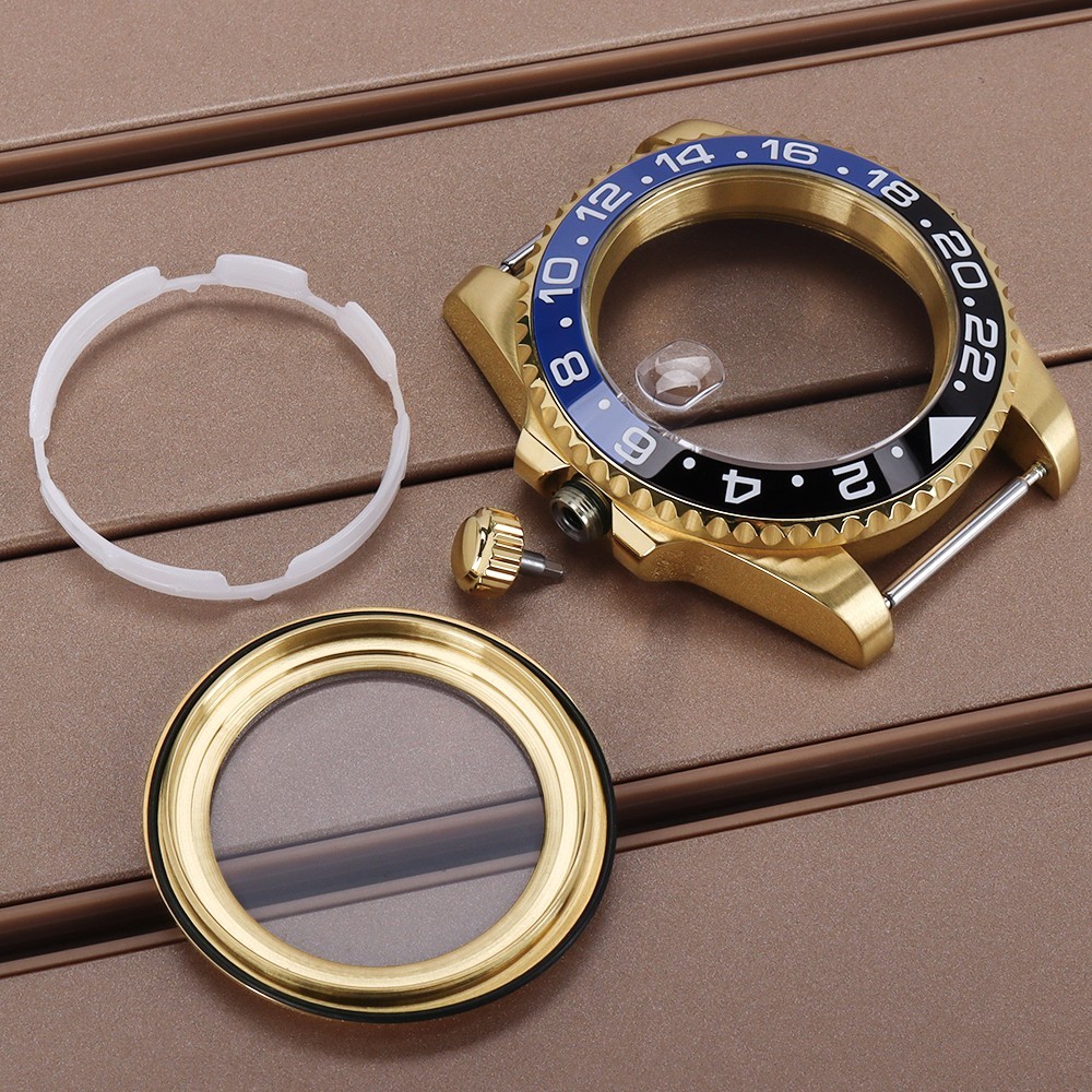 40mm Luxury Oyster Watch Case Modify gmt sub Mods For 316 Steel Seiko NH35 36 38