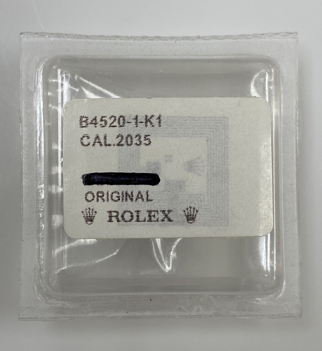 Genuine Rolex Cal. 2030 2035 4520-1 Champagne Date Disc, New Factory Sealed