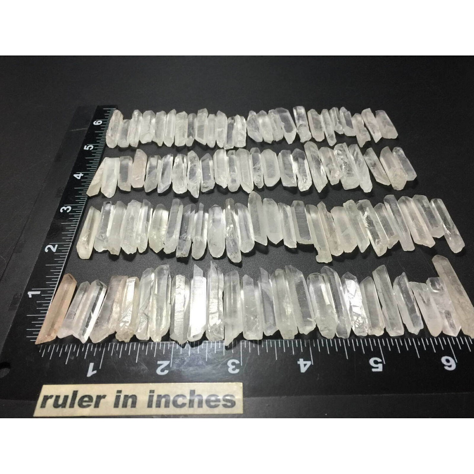 100x Bulk Natural Crystal White Quartz Small Points Terminated Wand Specimen US