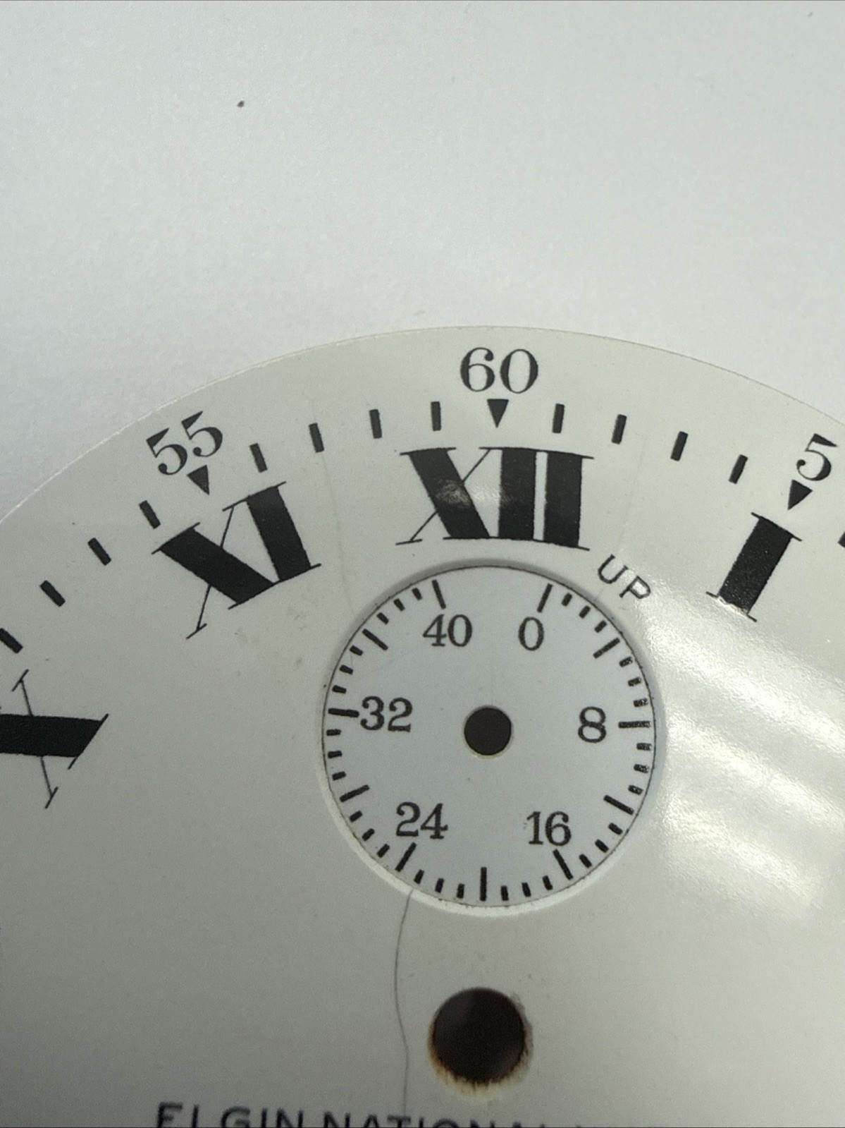 Elgin Deck Watch Marine Chronometer Up/Down Indicator 53mm Dial Not Perfect