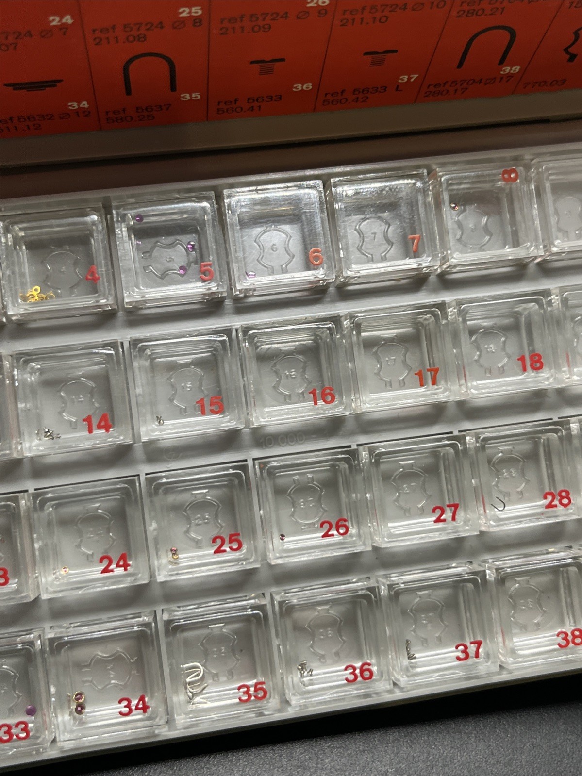Swiss Incabloc Wristwatch Repair Part Assortment (017)