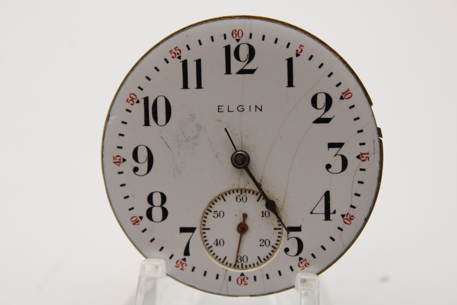 1915 ELGIN POCKET WATCH MOVEMENT 18475807 GRADE: 293 16s 7j (RI2)