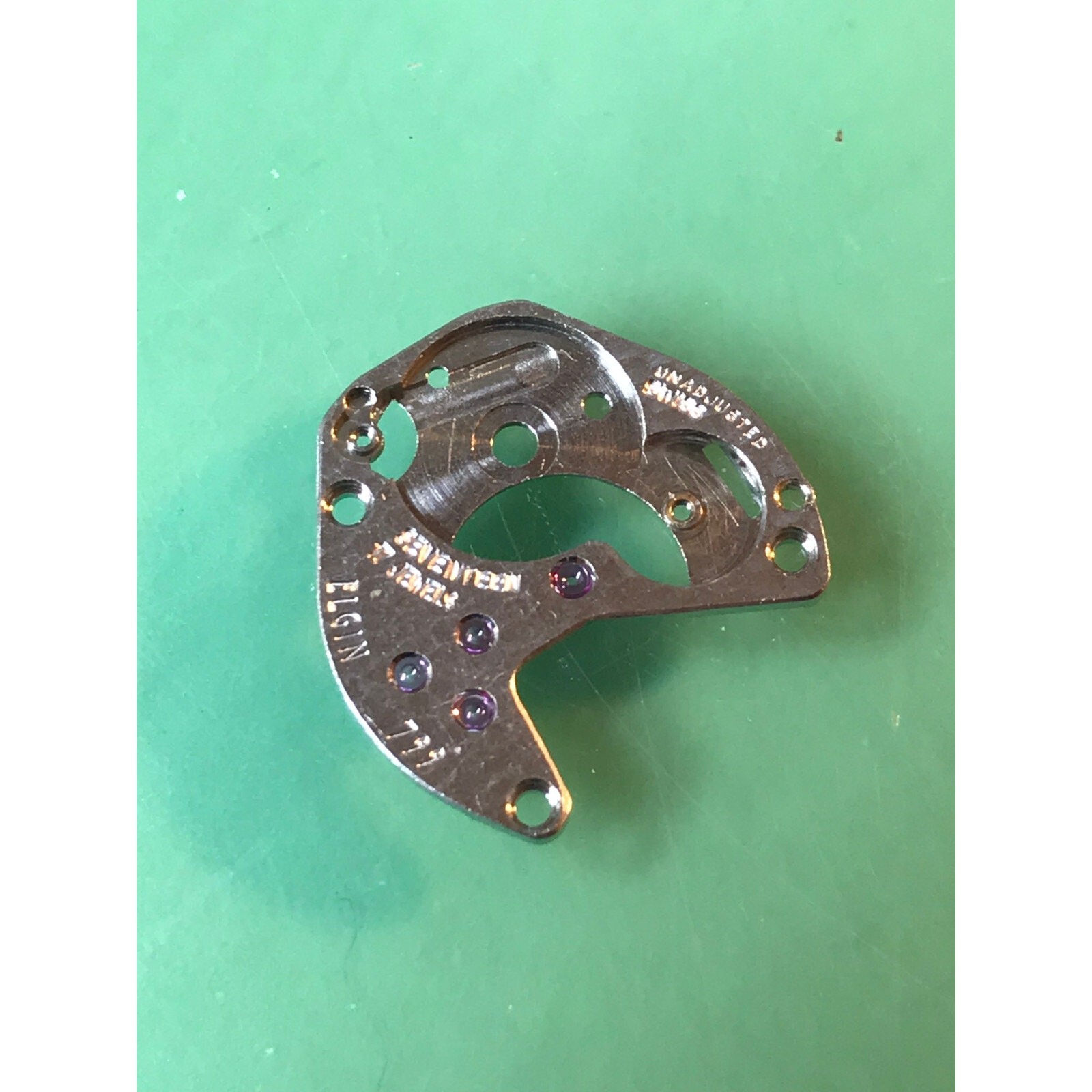 FHF ST Cal. 69-21 Barrel Train Bridge Original Watch Part / T730
