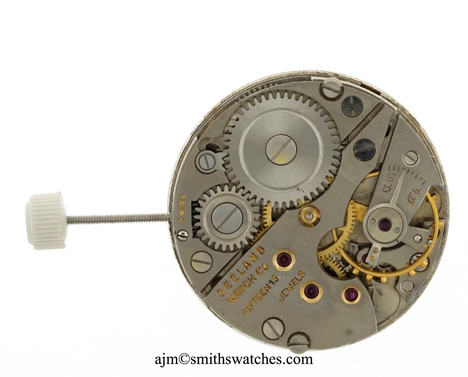 SEELAND WATCH & CO 15 JEWEL SWISS LEVER MOVEMENT NEW OLD STOCK SPARES OR REPAIRS