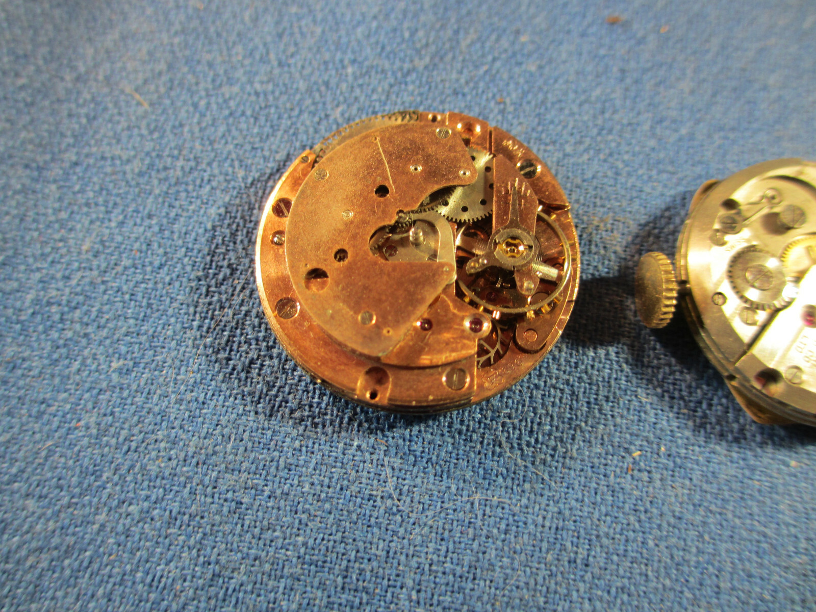 Watchmaker Estate Vintage Men’s Wakmann Movement Lot 4 Parts/Repair 3 Movements!