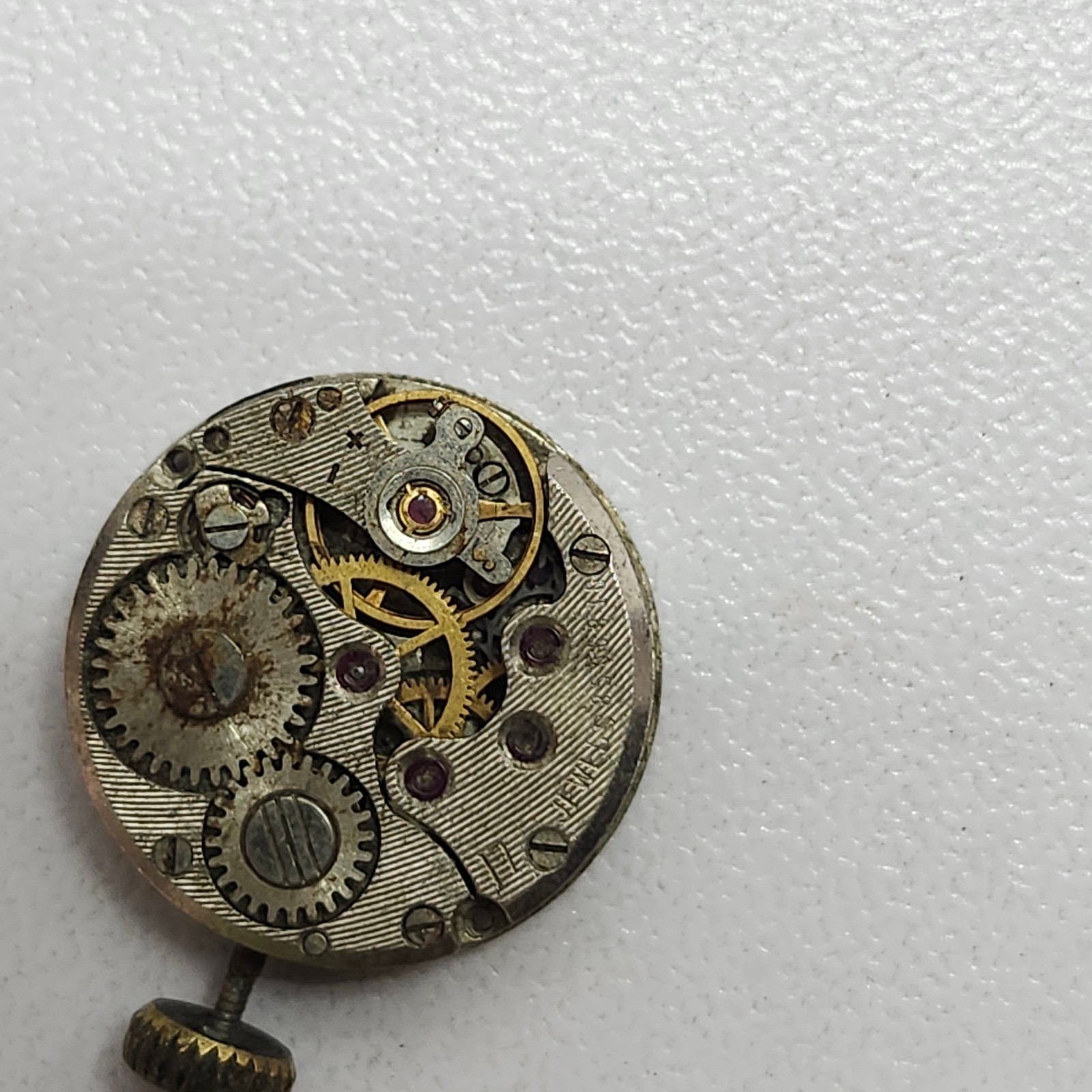 Lot of 2 Mechanical Watch Movements for Parts/Repair -FHF 57-21 & Caliber 815