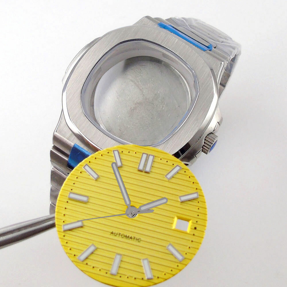 New Bliger Square Watch Case Sky Blue/yellow/green/brown/black 29.8 mm Dial