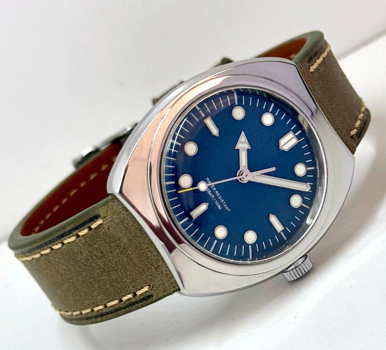ST. STEEL CASE + DIAL + HANDS ETA 2824-2 / SW 200 AUTOMATIC WATCH DIY KIT SWISS