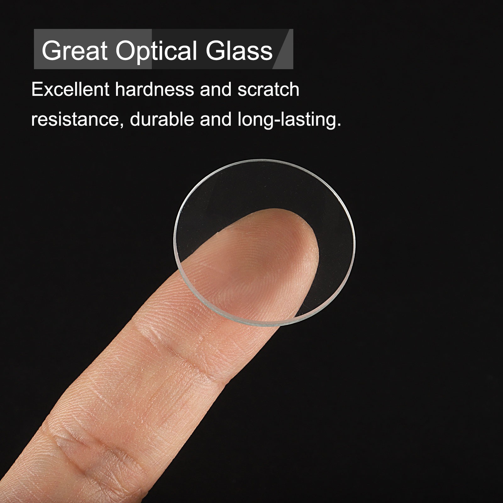 16pcs Watch Crystal Glass Lens 28mm Single Dome Round Glass Watch Face Crystal