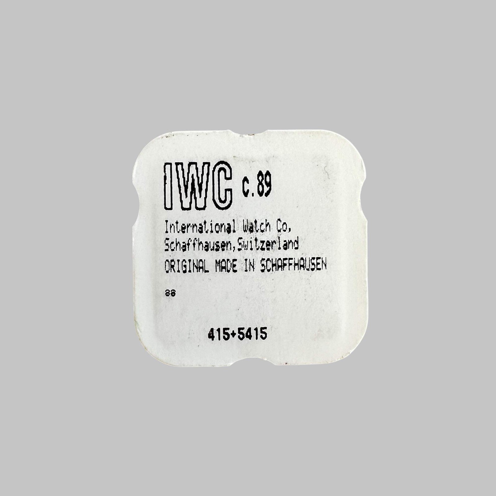 Iwc C. 89 ratchet with screw 415 + 5415