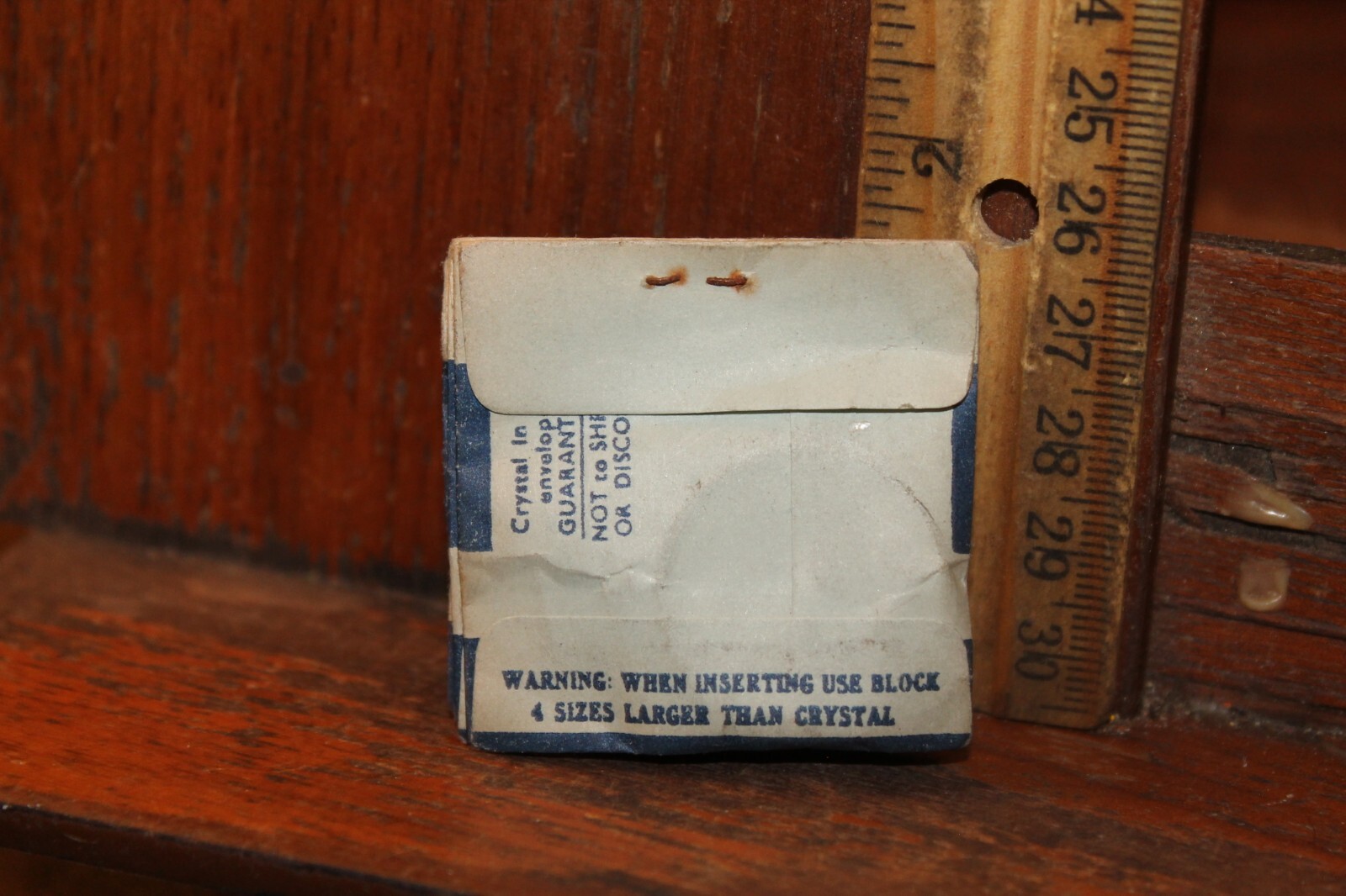 One NOS VINTAGE Tru-Seal Watch Crystal TS 19-1/4